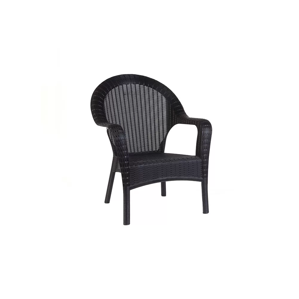 SILLON GARDEN LIFE RATTAN QATAR NEGRO